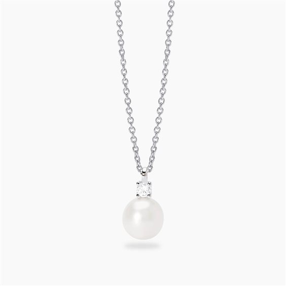 Collana Mabina Donna in Argento Diamante Lab Grown 0.08 Ct 553865 - 553865